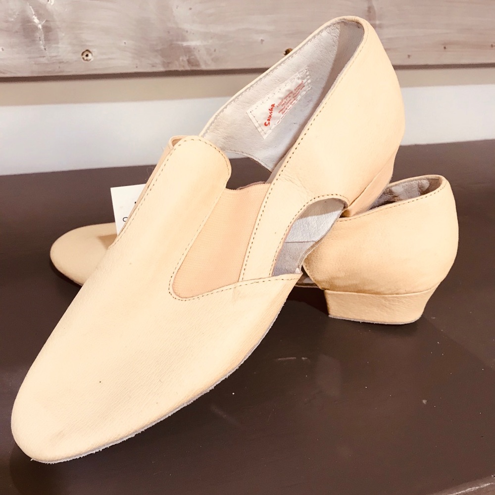 Sansha TE3 teachers shoe creme 12m